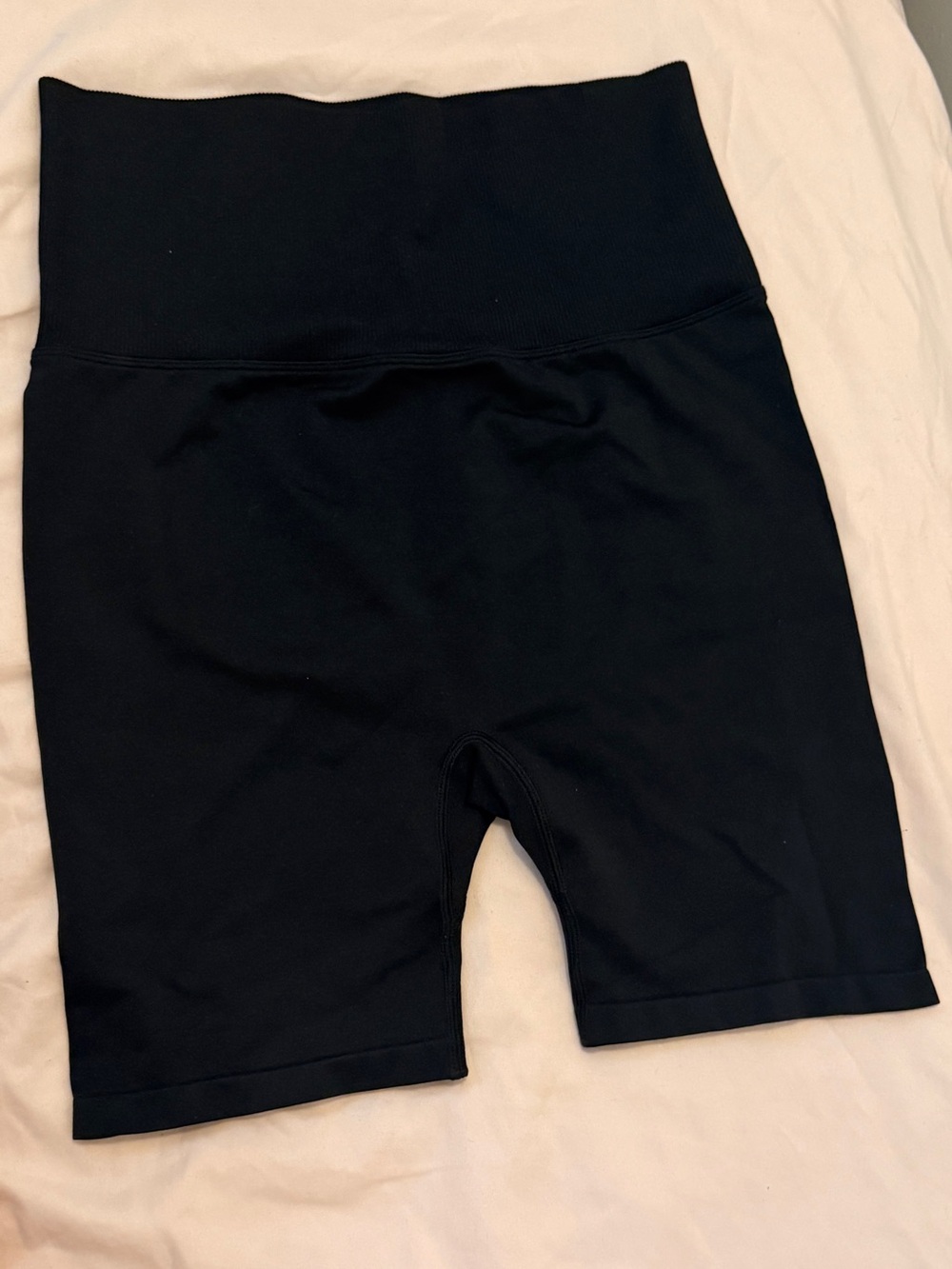 Victoria's Secret Black High-Waist Athletic Bike Shorts